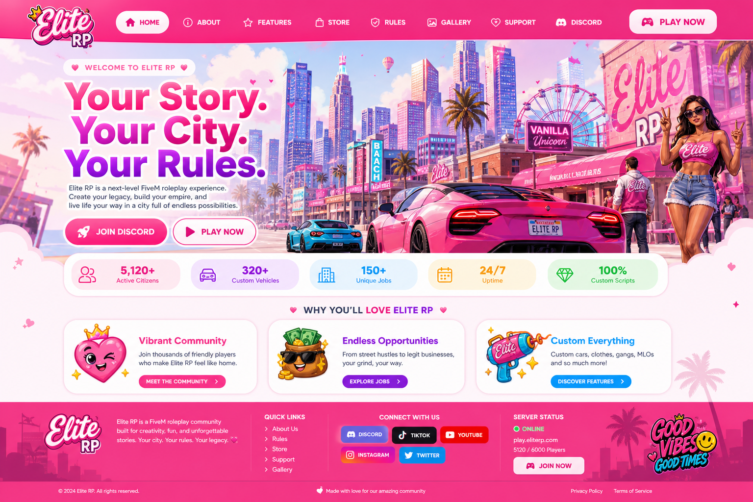 Happy — Homepage preview